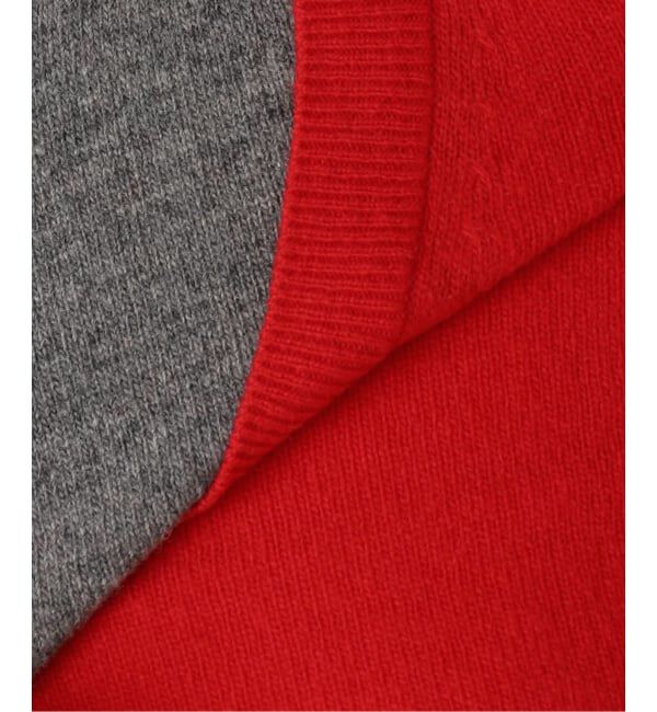 journal standard L'essage「【RECTO/レクト】CONTRAST LAYERED V-NECK KNIT TOP：ニット」|ニット・セーター|