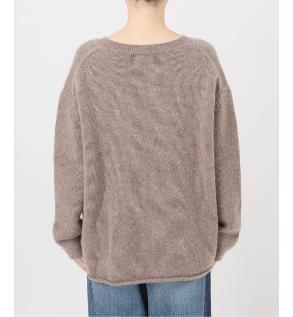 journal standard L'essage「【R2W/アールツーダブリュー】CECILY CASH LOOSE V NECK KN：ニット」|ニット・セーター|