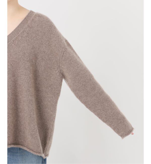 journal standard L'essage「【R2W/アールツーダブリュー】CECILY CASH LOOSE V NECK KN：ニット」|ニット・セーター|