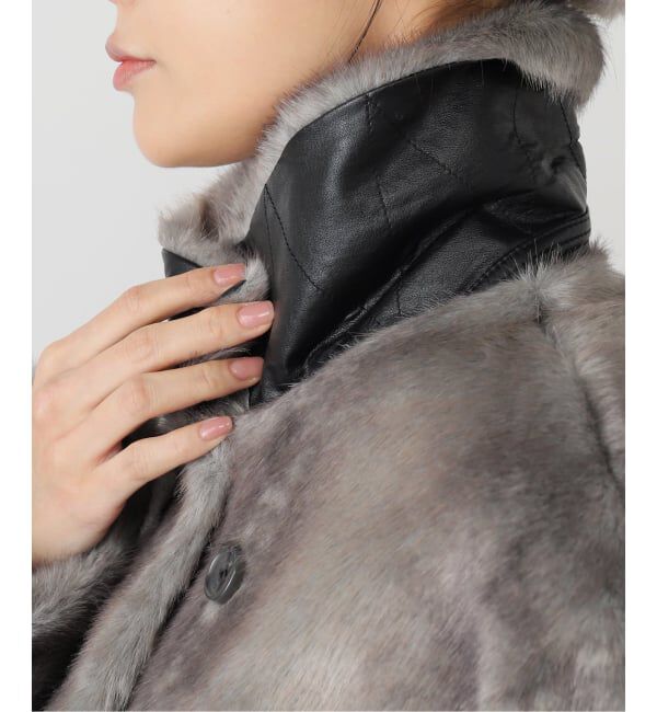 Oriens JOURNAL STANDARD「【OPEN YY / オープンワイワイ】 Woven FAUX FUR TAB TOGGLE JACKET YY254JK003G」|その他|