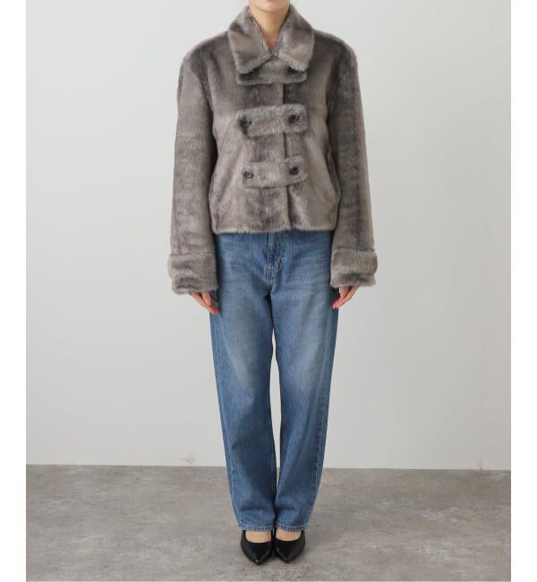 Oriens JOURNAL STANDARD「【OPEN YY / オープンワイワイ】 Woven FAUX FUR TAB TOGGLE JACKET YY254JK003G」|その他|