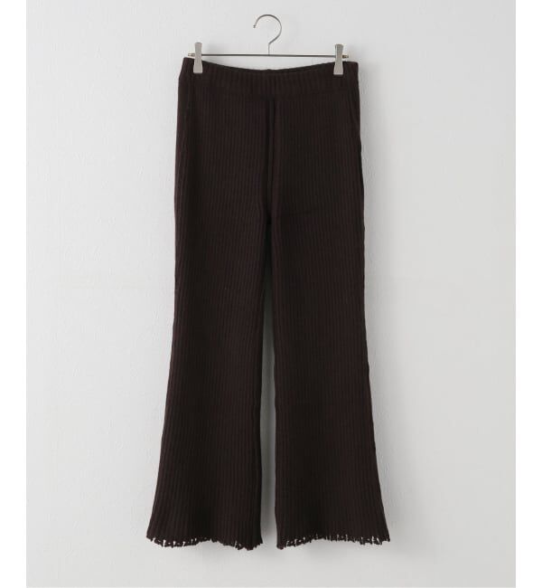 JOURNAL STANDARD「【LOW CLASSIC/ロウ・クラシック】 DAMAGED KNIT BOOT CUT PANTS」|その他|