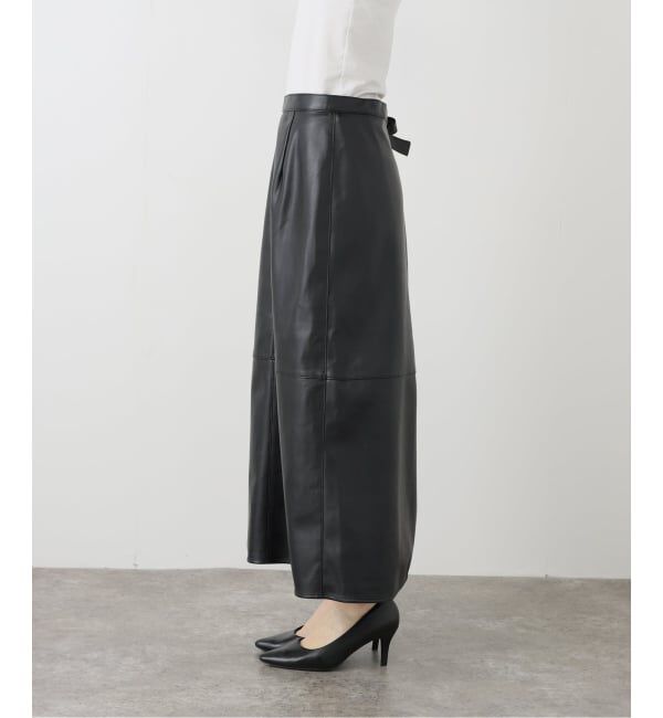 JOURNAL STANDARD「フェイクレザーラップスカート」|スカート|