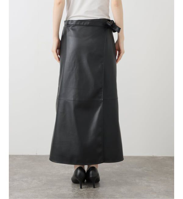 JOURNAL STANDARD「フェイクレザーラップスカート」|スカート|