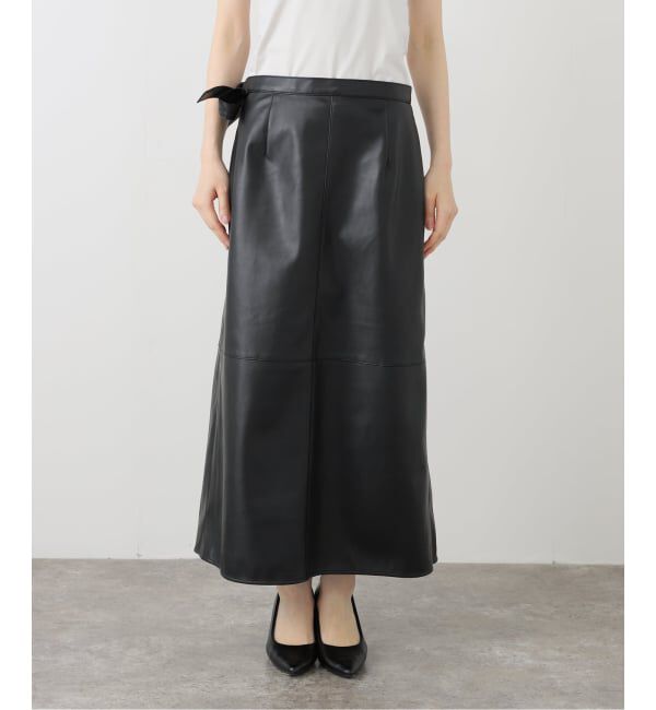 JOURNAL STANDARD「フェイクレザーラップスカート」|スカート|