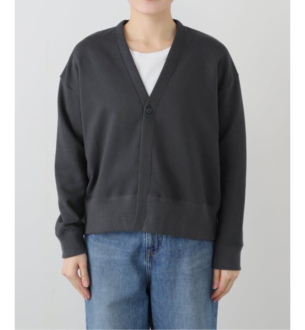 journal standard luxe「【SOIL】 FRENCH TERRY V-NECK 1 BUTTON CD」|カーディガン|