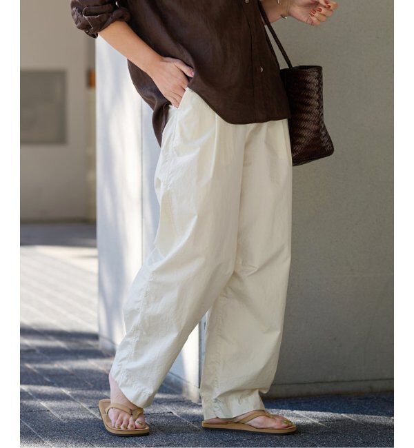 FRAMeWORK「コットンイージータックバレルパンツ」|その他|