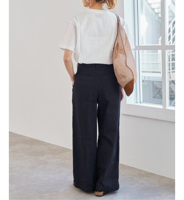 Spick and Span「《WEB限定追加》La Hutte / ラ ユット 60/2シルケット天竺Tee」|Tシャツ・カットソー|