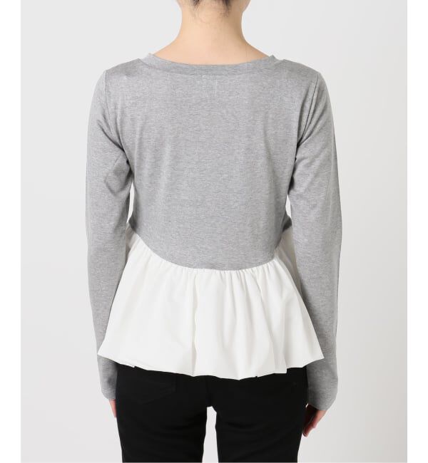 U by SPICK&SPAN「ボーダードッキングプルオーバー」|Tシャツ・カットソー|