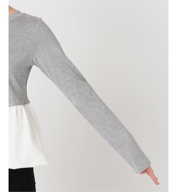 U by SPICK&SPAN「ボーダードッキングプルオーバー」|Tシャツ・カットソー|