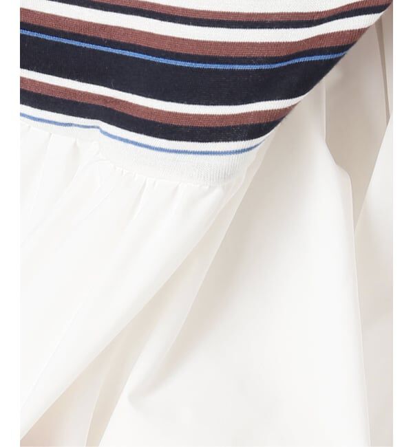 U by SPICK&SPAN「ボーダードッキングプルオーバー」|Tシャツ・カットソー|