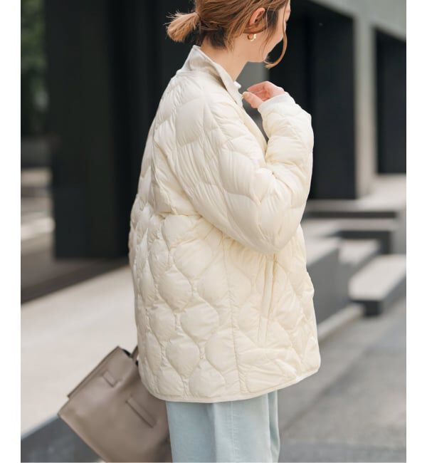 Spick&Span 別注 TAION キルティングブルゾン ダウンジャケット 追加》TAION / タイオン *Spick別注キルティングブルゾン（ダウン