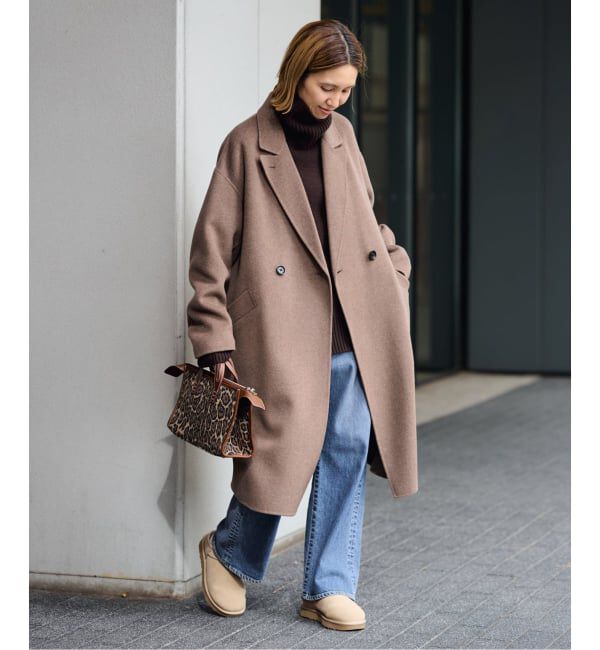 FRAMeWORK「≪追加≫SUPER160'sダブルブレストコート 3」|チェスターコート|