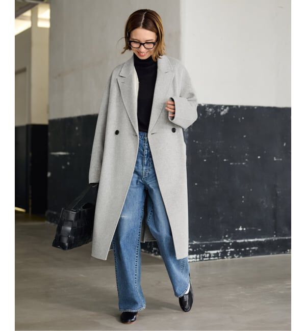 FRAMeWORK「≪追加≫SUPER160'sダブルブレストコート 3」|チェスターコート|