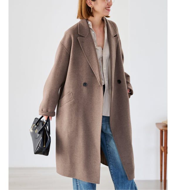 FRAMeWORK「≪追加≫SUPER160'sダブルブレストコート 3」|チェスターコート|