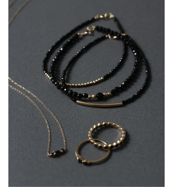 Lilas by Spick&Span「オニキスフクリンフルエタニティーリング K10」|リング|