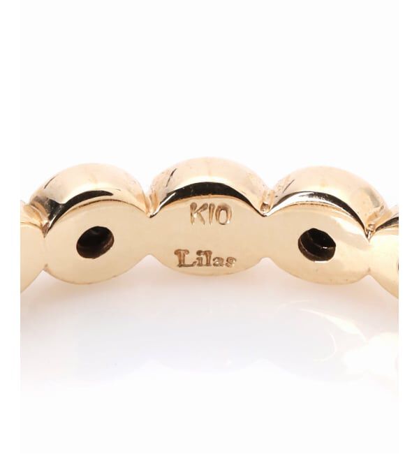 Lilas by Spick&Span「オニキスフクリンフルエタニティーリング K10」|リング|