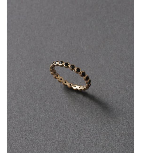 Lilas by Spick&Span「オニキスフクリンフルエタニティーリング K10」|リング|