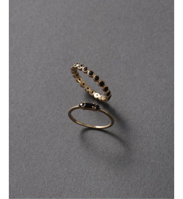 Lilas by Spick&Span「オニキスフクリンフルエタニティーリング K10」|リング|