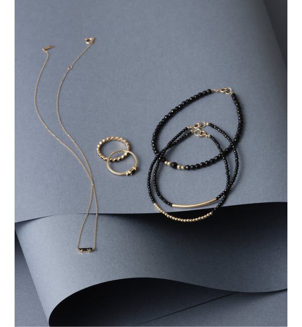 Lilas by Spick&Span「オニキスフクリンフルエタニティーリング K10」|リング|