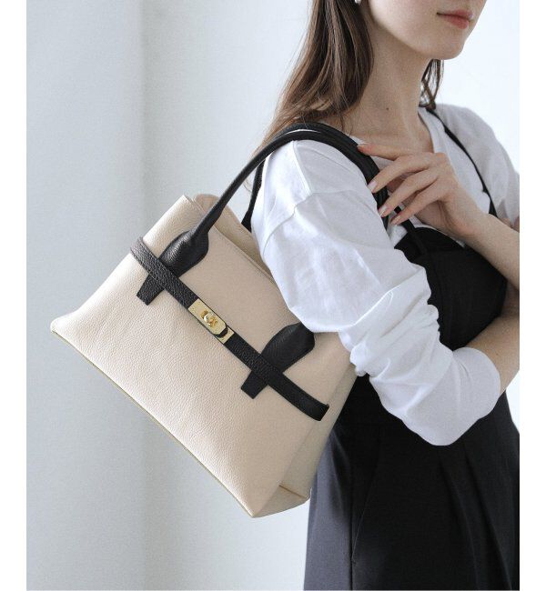  「【MILOS/ミロス】 ビット付きトートBAG」|トートバッグ|ベージュ