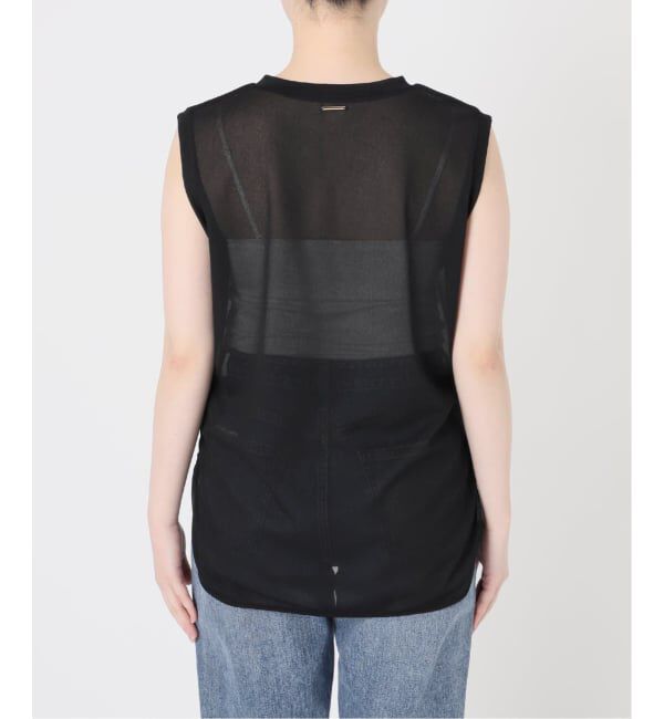  「《追加》【洗える】シアートリコットタンクトップ」|Tシャツ・カットソー|