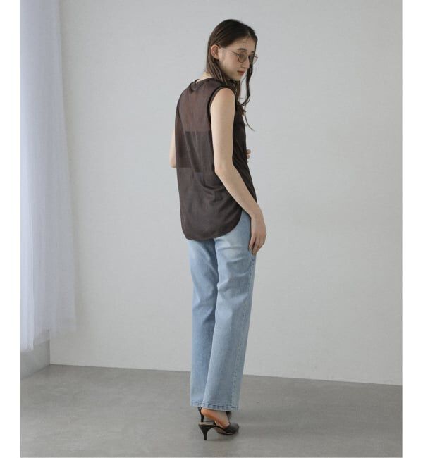  「《追加》【洗える】シアートリコットタンクトップ」|Tシャツ・カットソー|