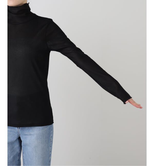  「【洗える】フロックチュールスタンドプルオーバー」|Tシャツ・カットソー|