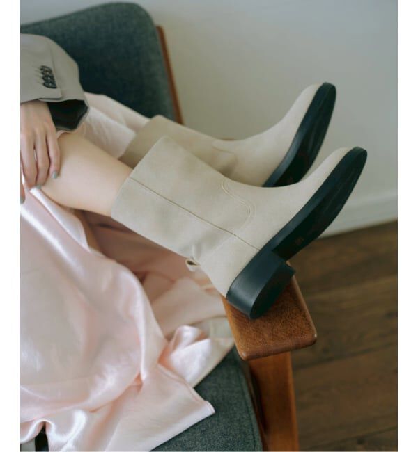  「《WEB限定》Le decore / ル デコレsuede ブーツ」|ロングブーツ|