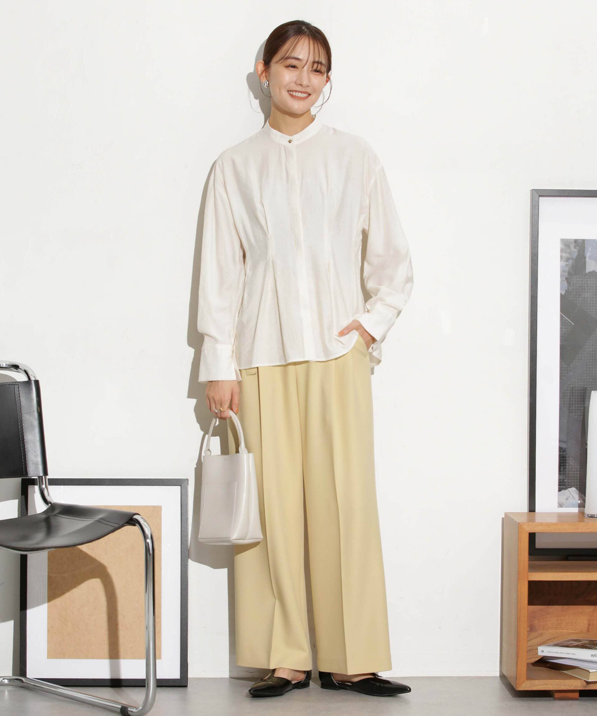 nano･universe「ベルト付きセミワイドツイルパンツ」|その他|