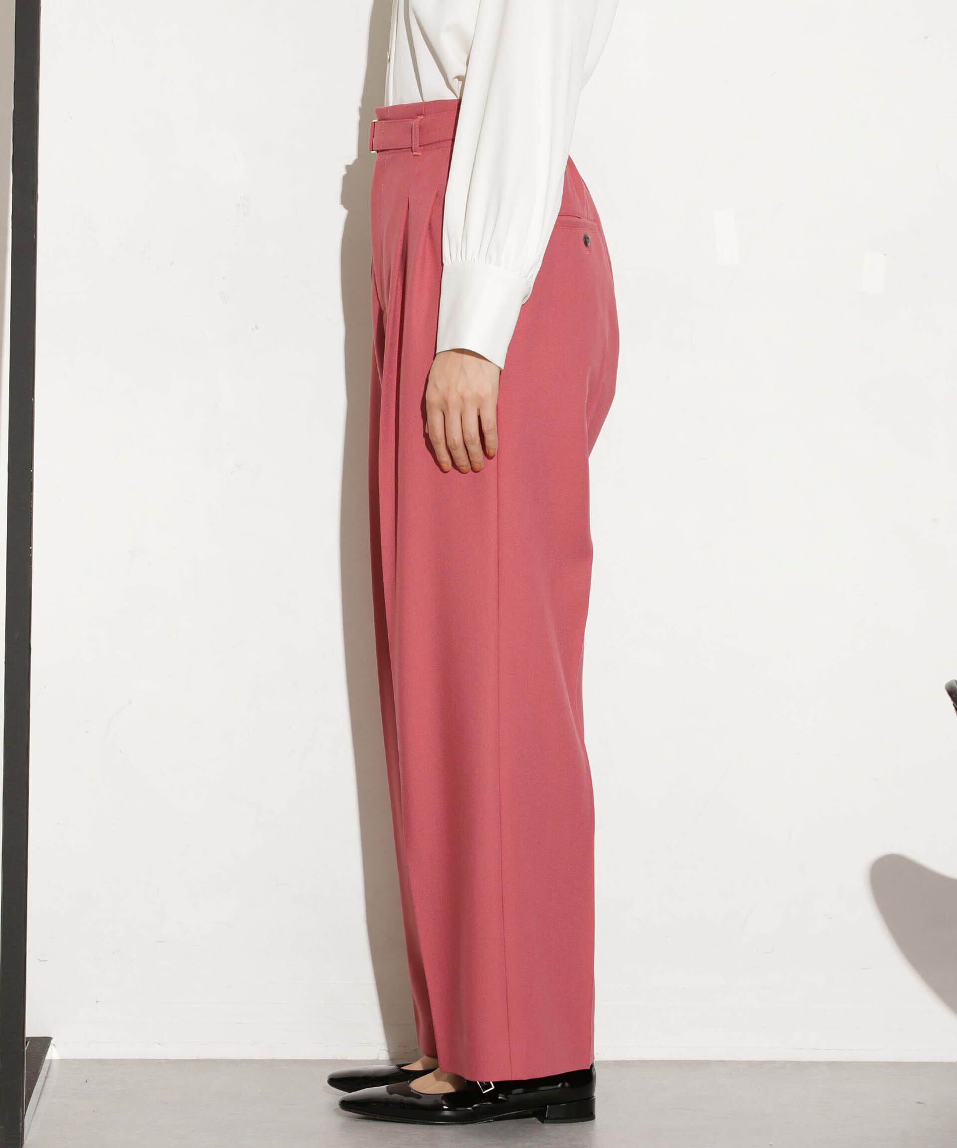 nano･universe「ベルト付きセミワイドツイルパンツ」|その他|