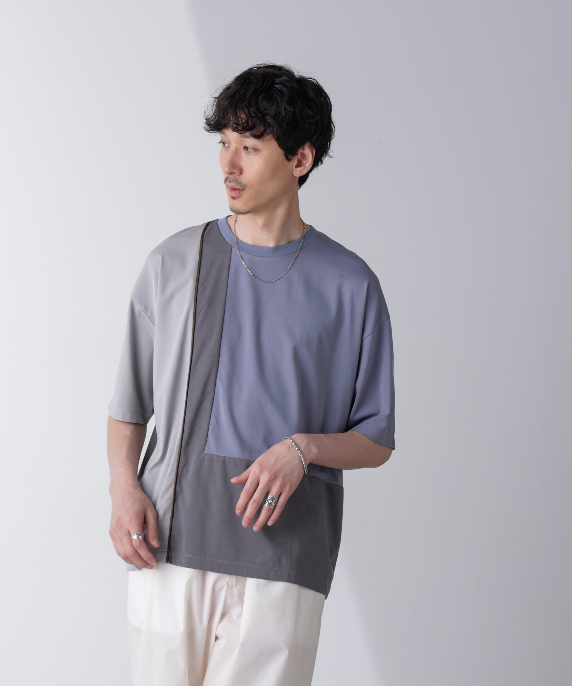 nano･universe「リラックス切り替えスムースＴシャツ 半袖」|Tシャツ・カットソー|