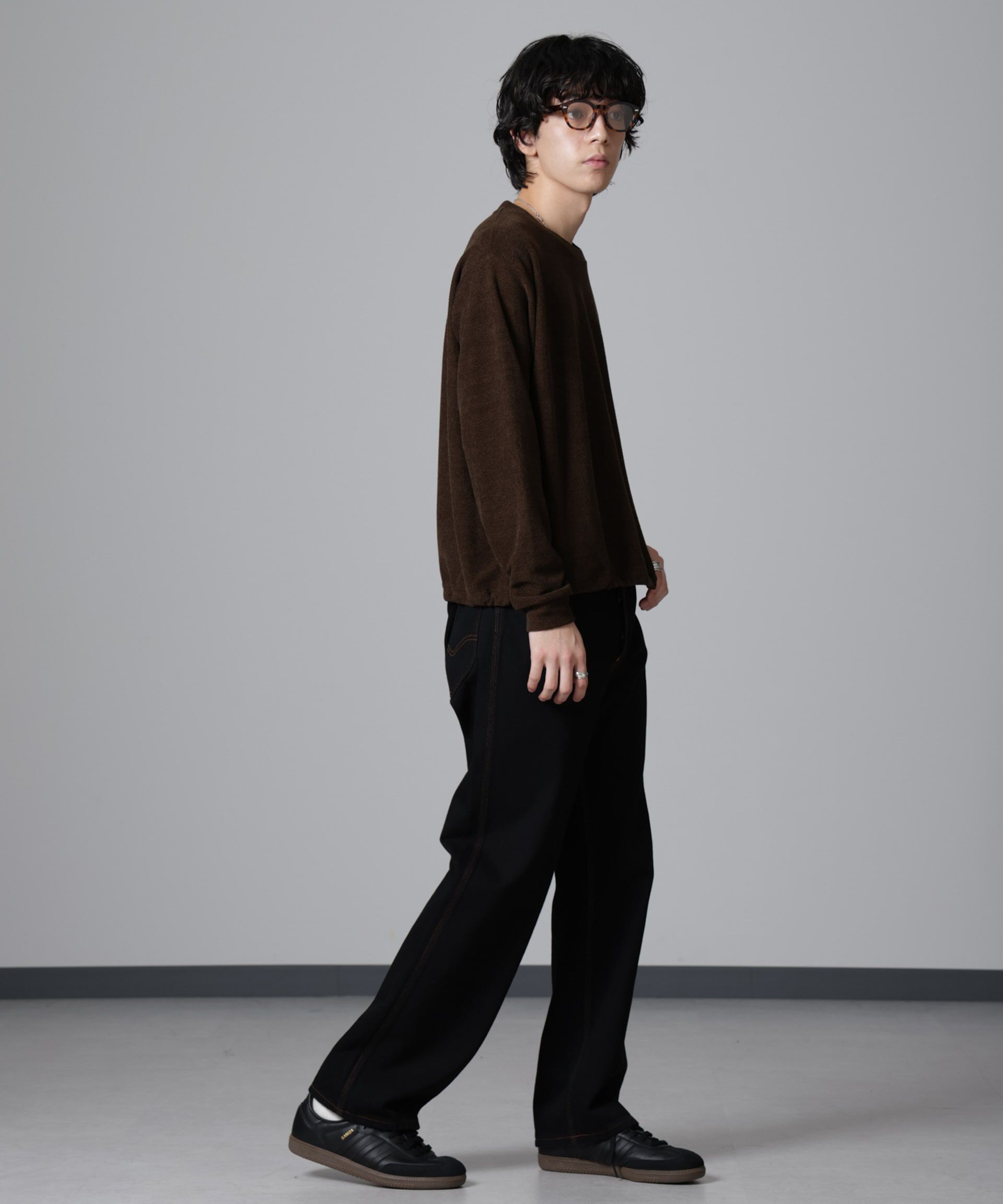 nano･universe「モールライクドローコードプルオーバー 長袖」|Tシャツ・カットソー|