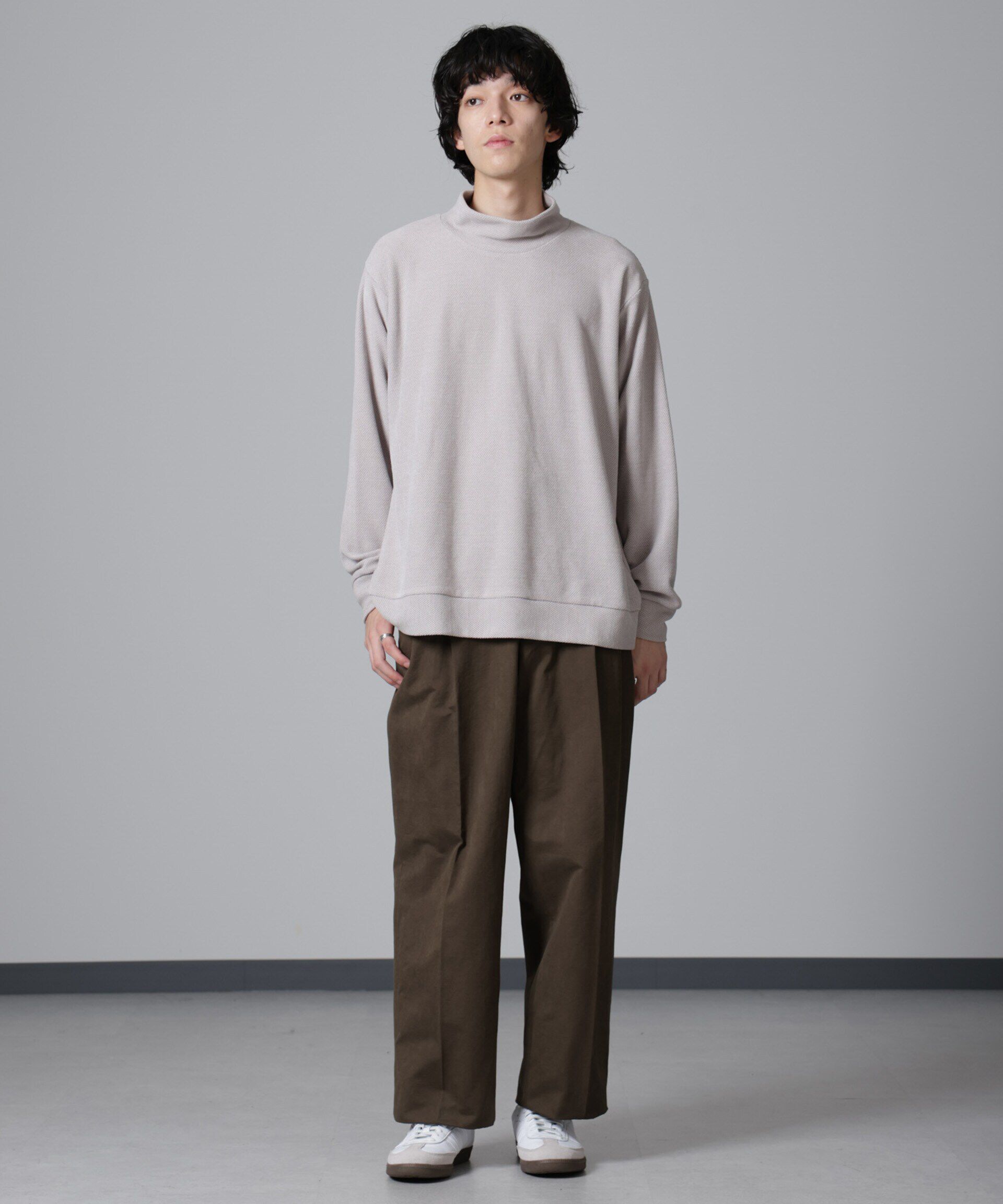 nano･universe「モールライクハイネックプルオーバー 長袖」|Tシャツ・カットソー|