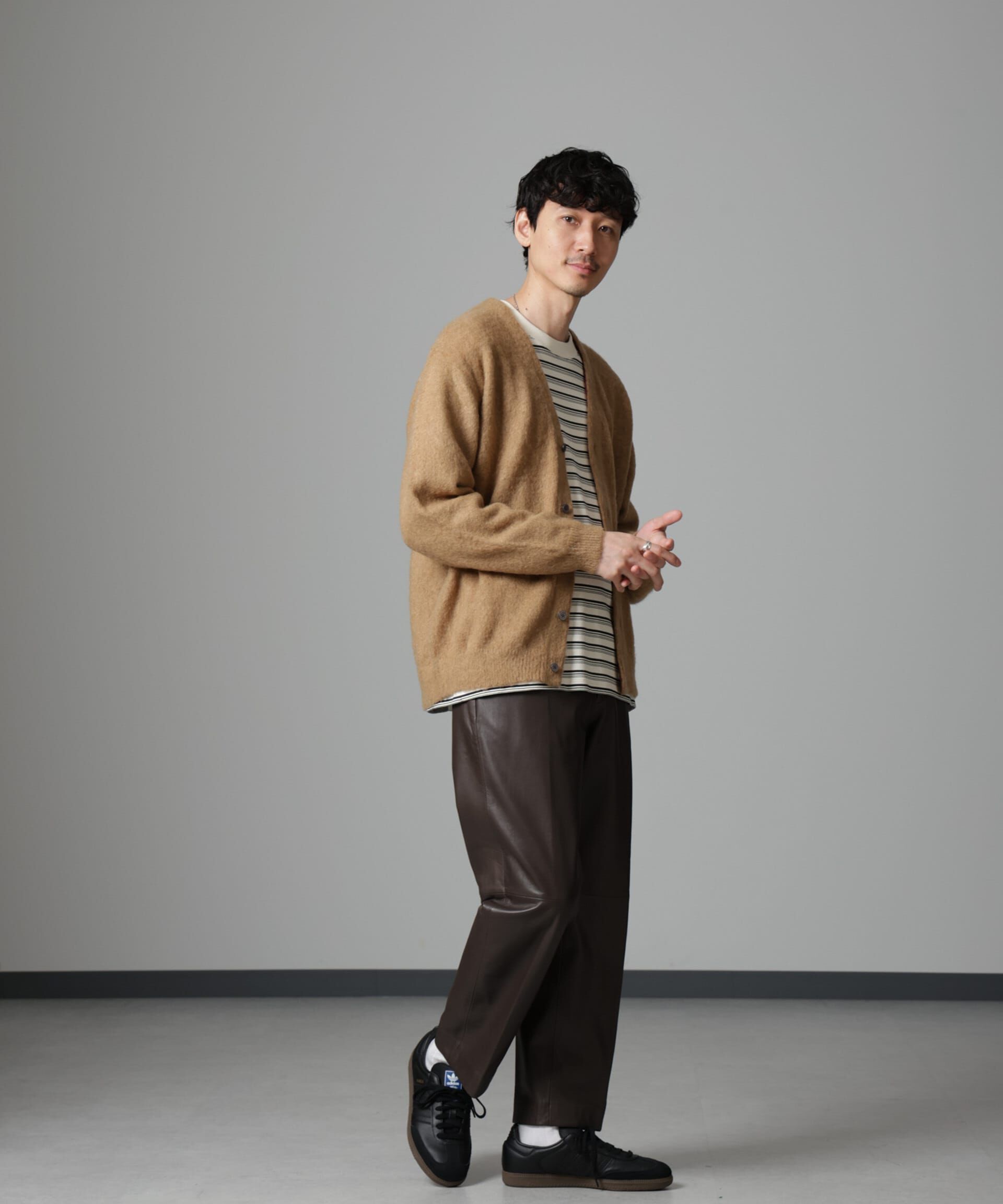 nano･universe「モヘヤブレンド起毛カーディガン」|ニット・セーター|