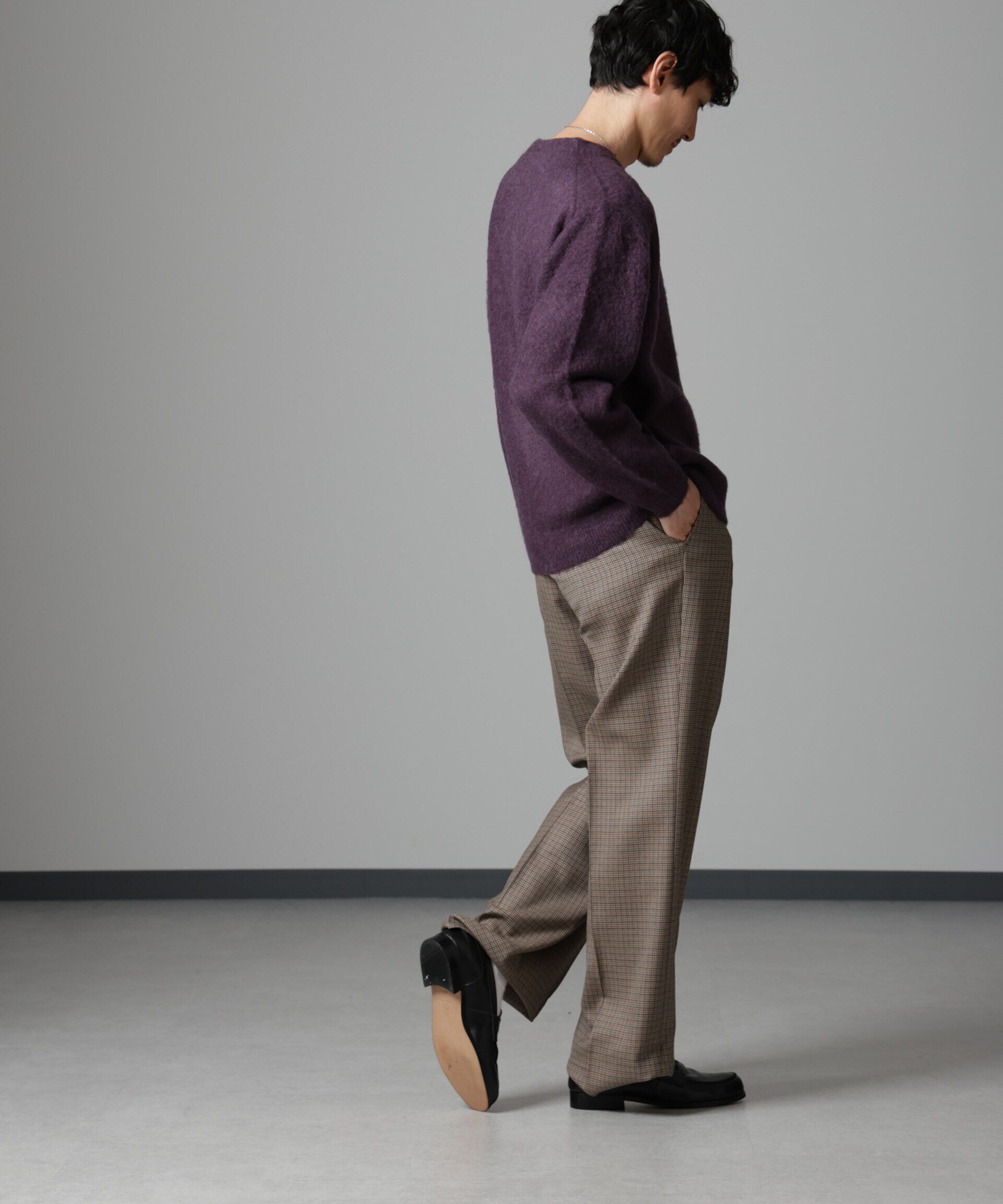 nano･universe「モヘヤブレンド起毛カーディガン」|ニット・セーター|