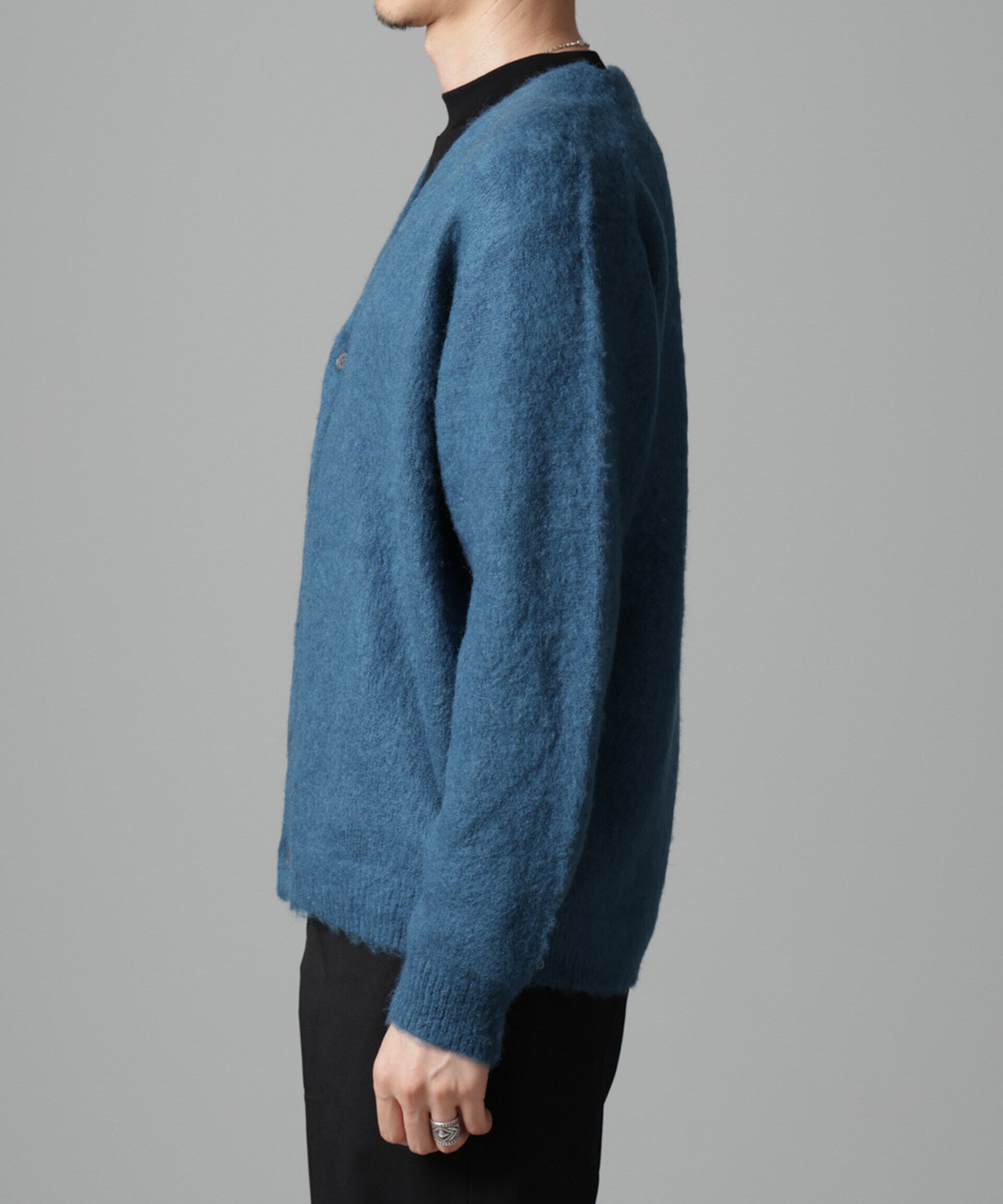 nano･universe「モヘヤブレンド起毛カーディガン」|ニット・セーター|