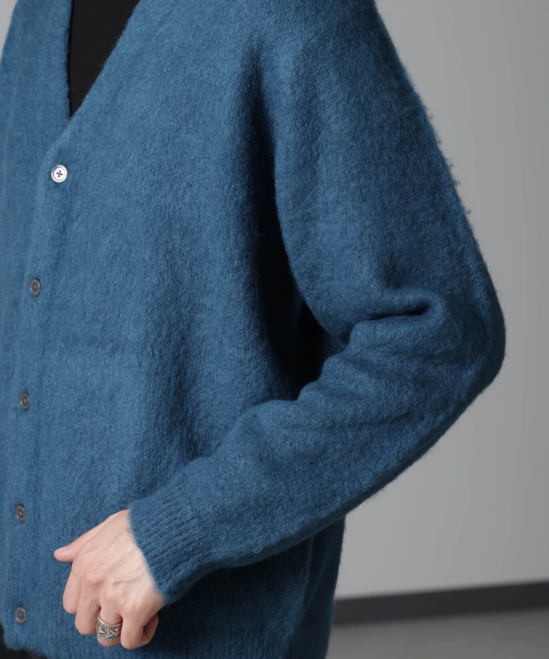 nano･universe「モヘヤブレンド起毛カーディガン」|ニット・セーター|