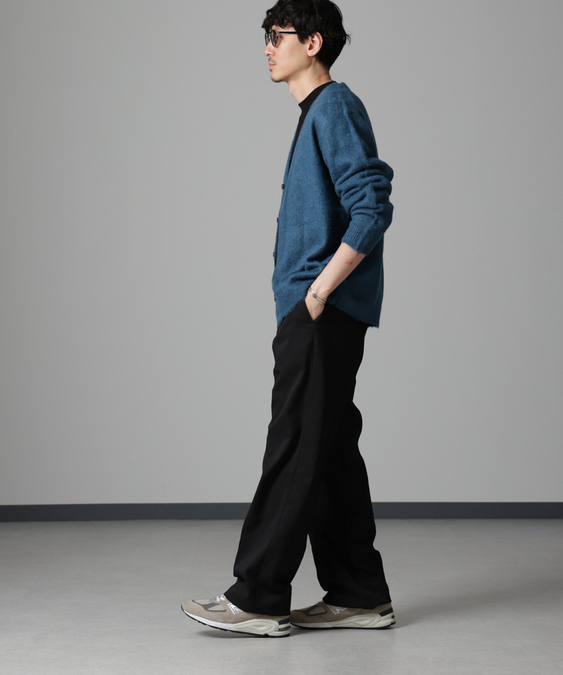 nano･universe「モヘヤブレンド起毛カーディガン」|ニット・セーター|
