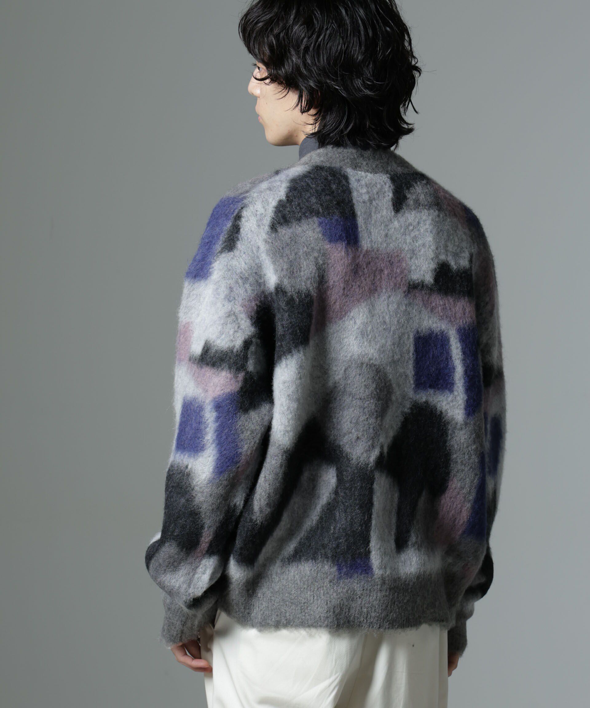 nano･universe「「着るアート」YUTAKA KAWAI モヘヤミックスカーディガン」|ニット・セーター|