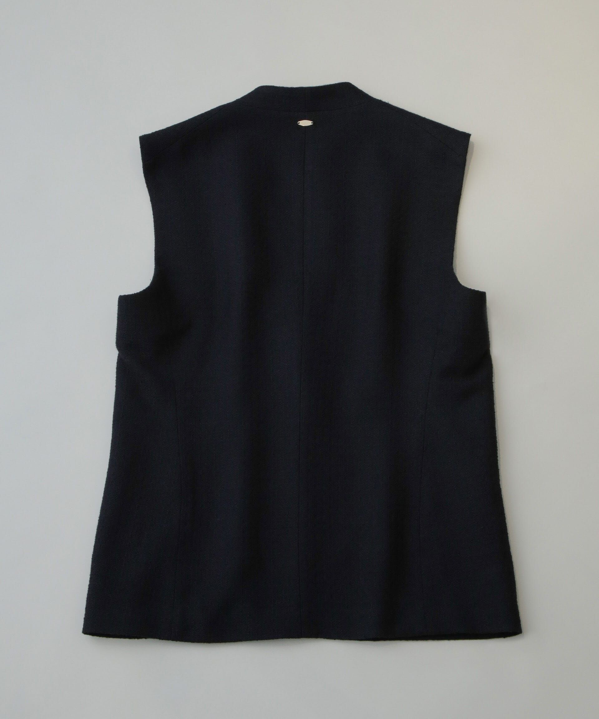 nano･universe「AB.リングブッチャースリーブレスジャケット」|テーラードジャケット|