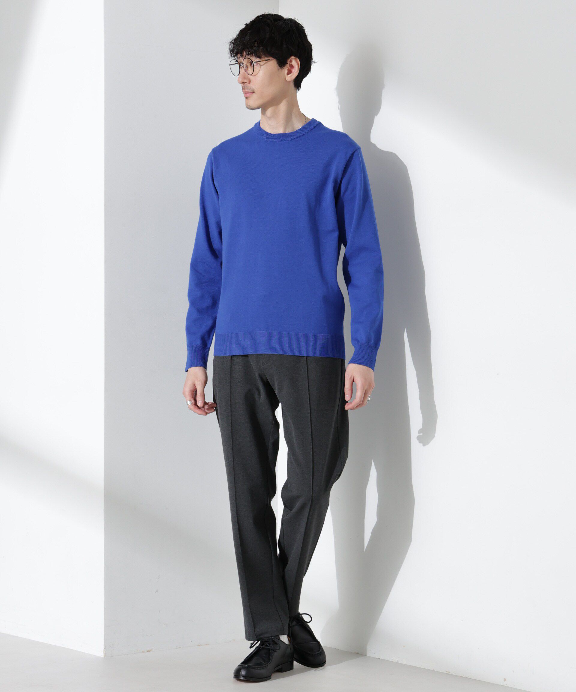 nano･universe「プレーティングスタンダードニット」|ニット・セーター|