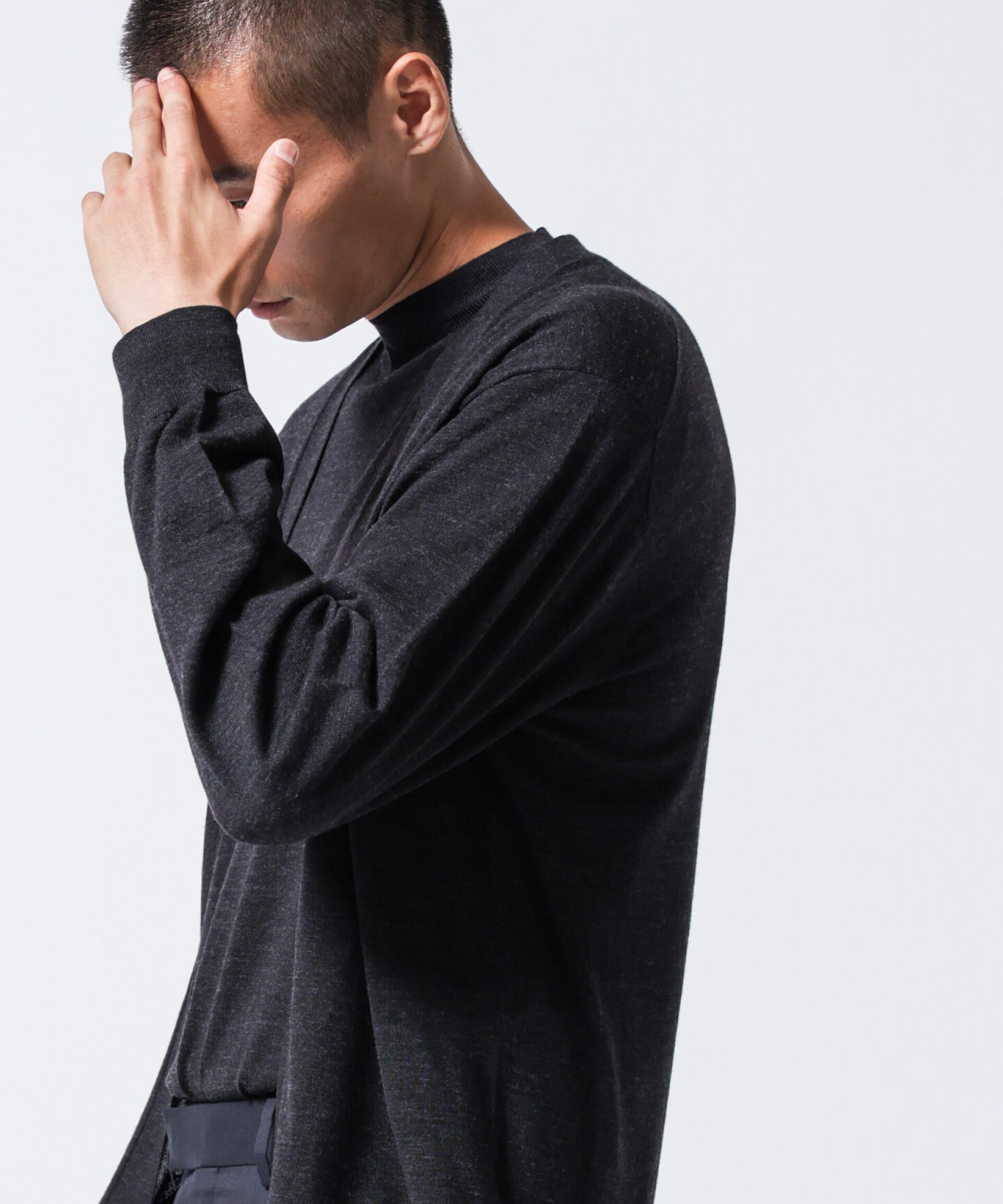 nano･universe「「ASSEMBLANC」BRISBANE カーブスリーブカーディガン」|ニット・セーター|