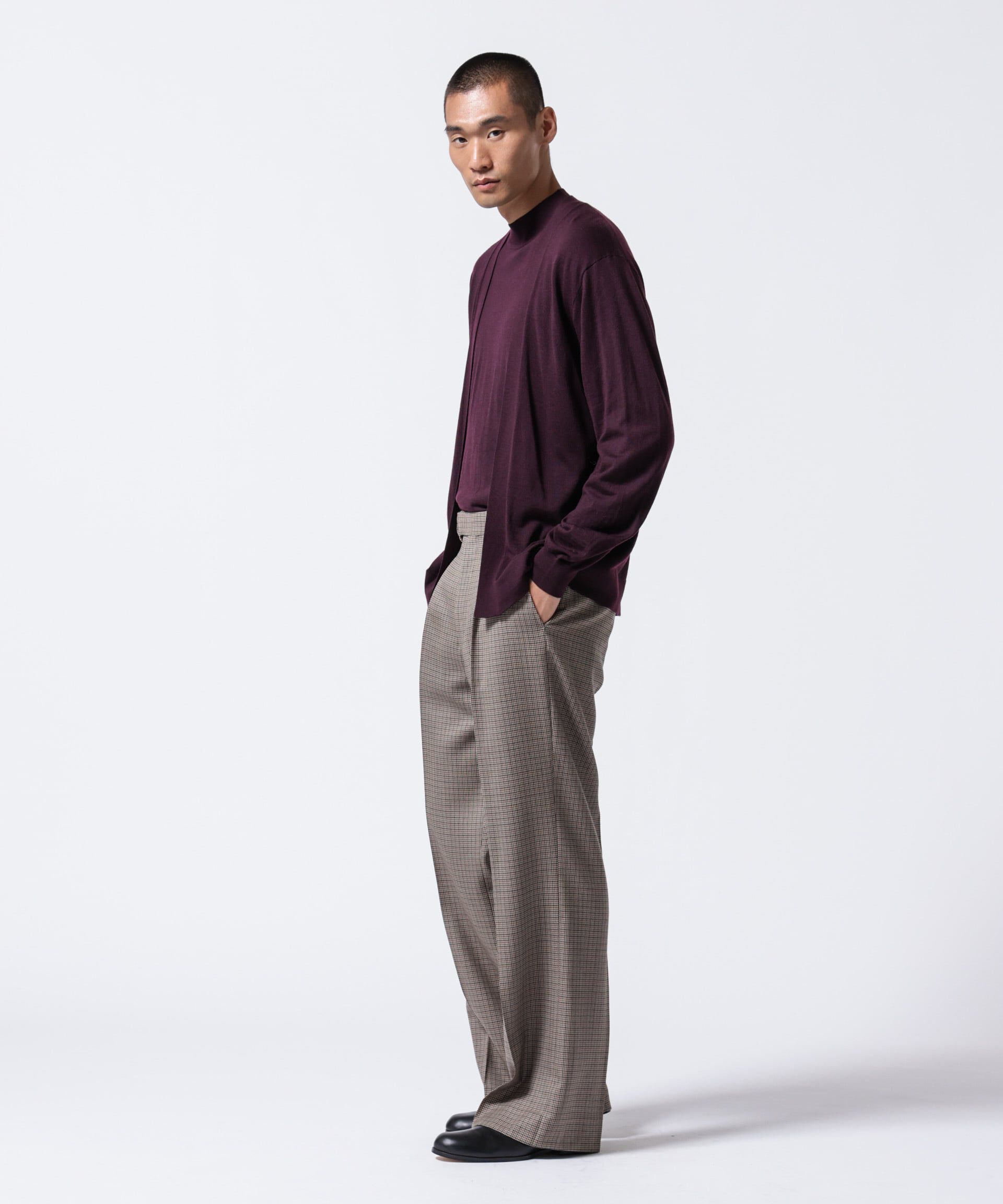 nano･universe「「ASSEMBLANC」BRISBANE カーブスリーブカーディガン」|ニット・セーター|