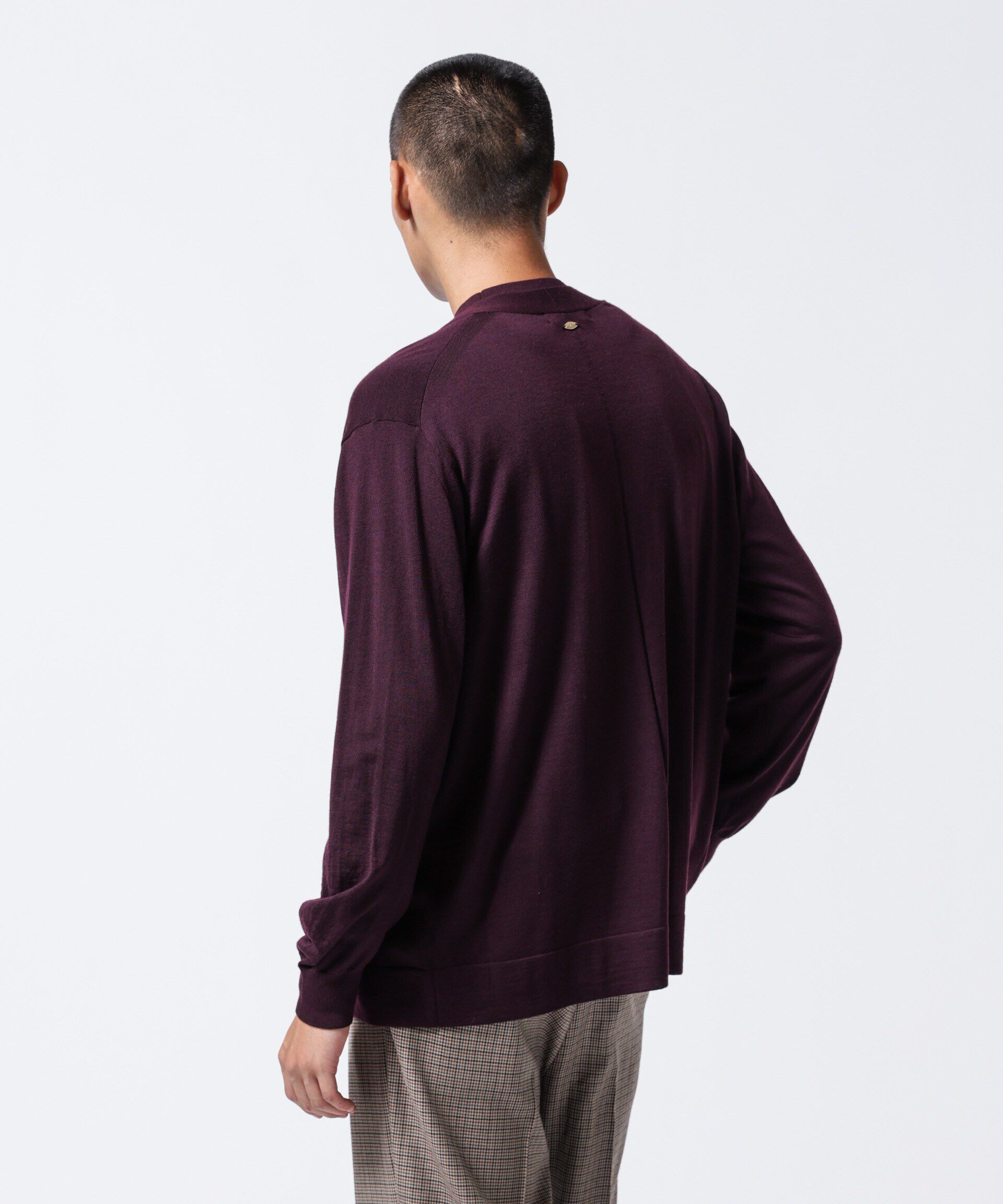 nano･universe「「ASSEMBLANC」BRISBANE カーブスリーブカーディガン」|ニット・セーター|