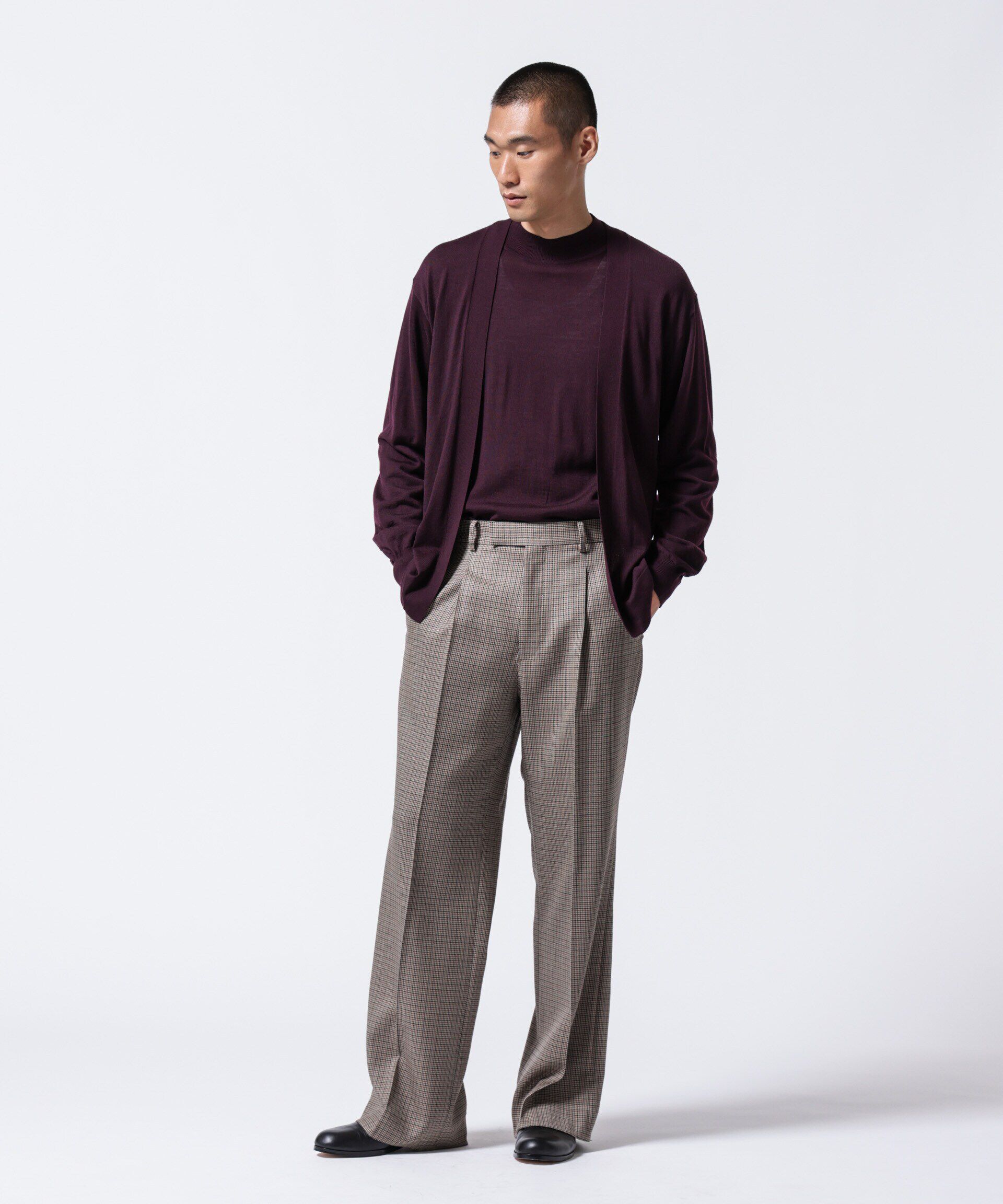 nano･universe「「ASSEMBLANC」BRISBANE カーブスリーブカーディガン」|ニット・セーター|