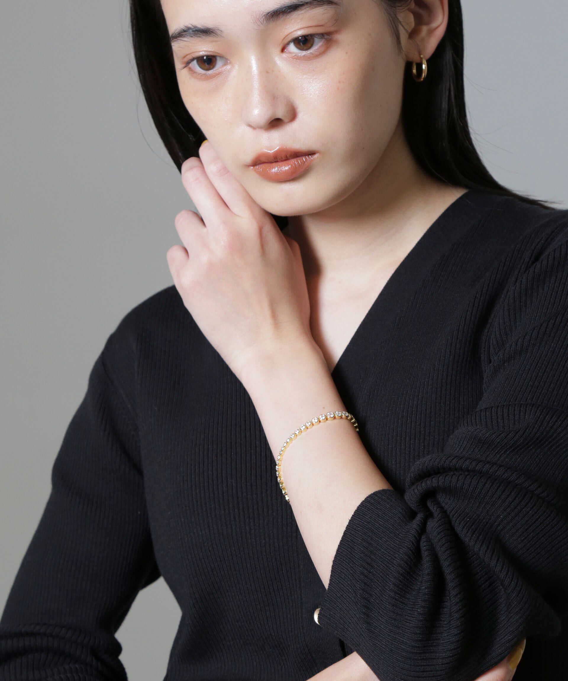 nano･universe「RAGBAG/CZ Stone Bracelet」|ブレスレット・バングル|ゴールド