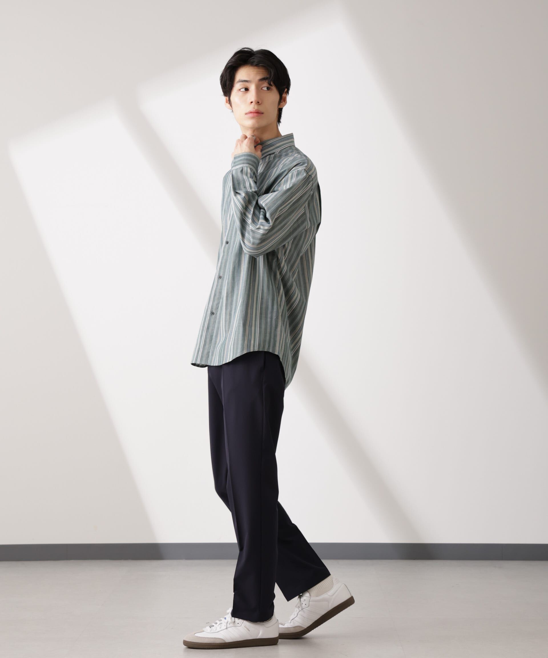 nano･universe「ライトウェイトストレッチ タイトスラックス(セットアップ可)」|チノ|