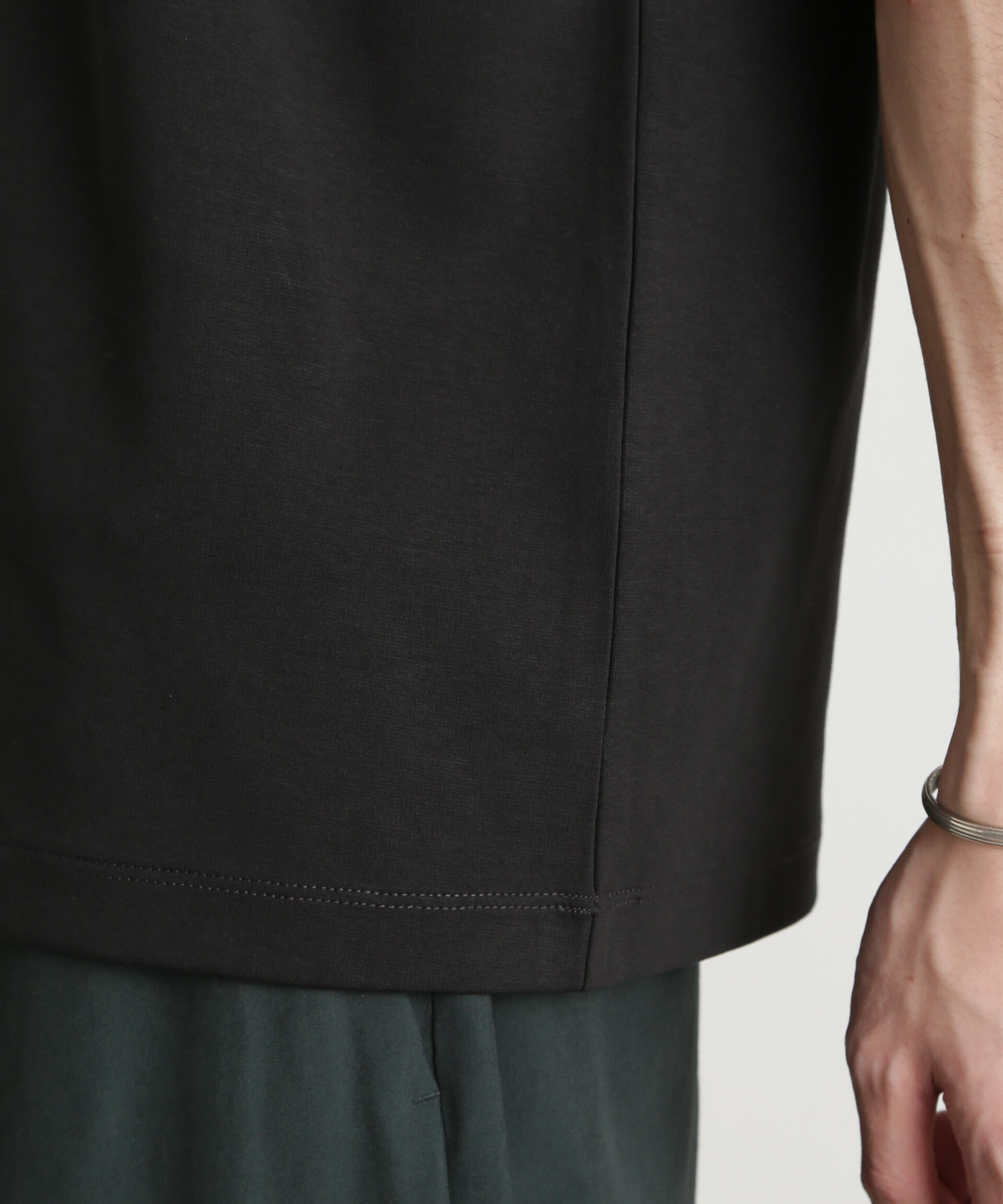 nano･universe「ダブルスムースクルーネックTシャツ 半袖」|Tシャツ・カットソー|