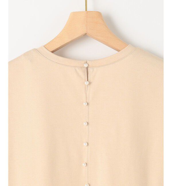 組曲「【洗える】バックパールフレアカットソー」|Tシャツ・カットソー|